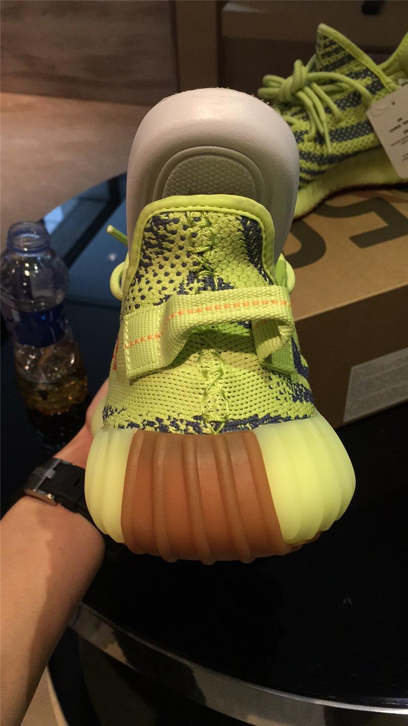 PK God Yeezy 350 V2 Semi Frozen Yellow/Raw Steel WITH REAL PREMEKNIT FROM HUAYIYI WHICH OFFER PRIMEKNIT TO ADIDAS DIRECTLY